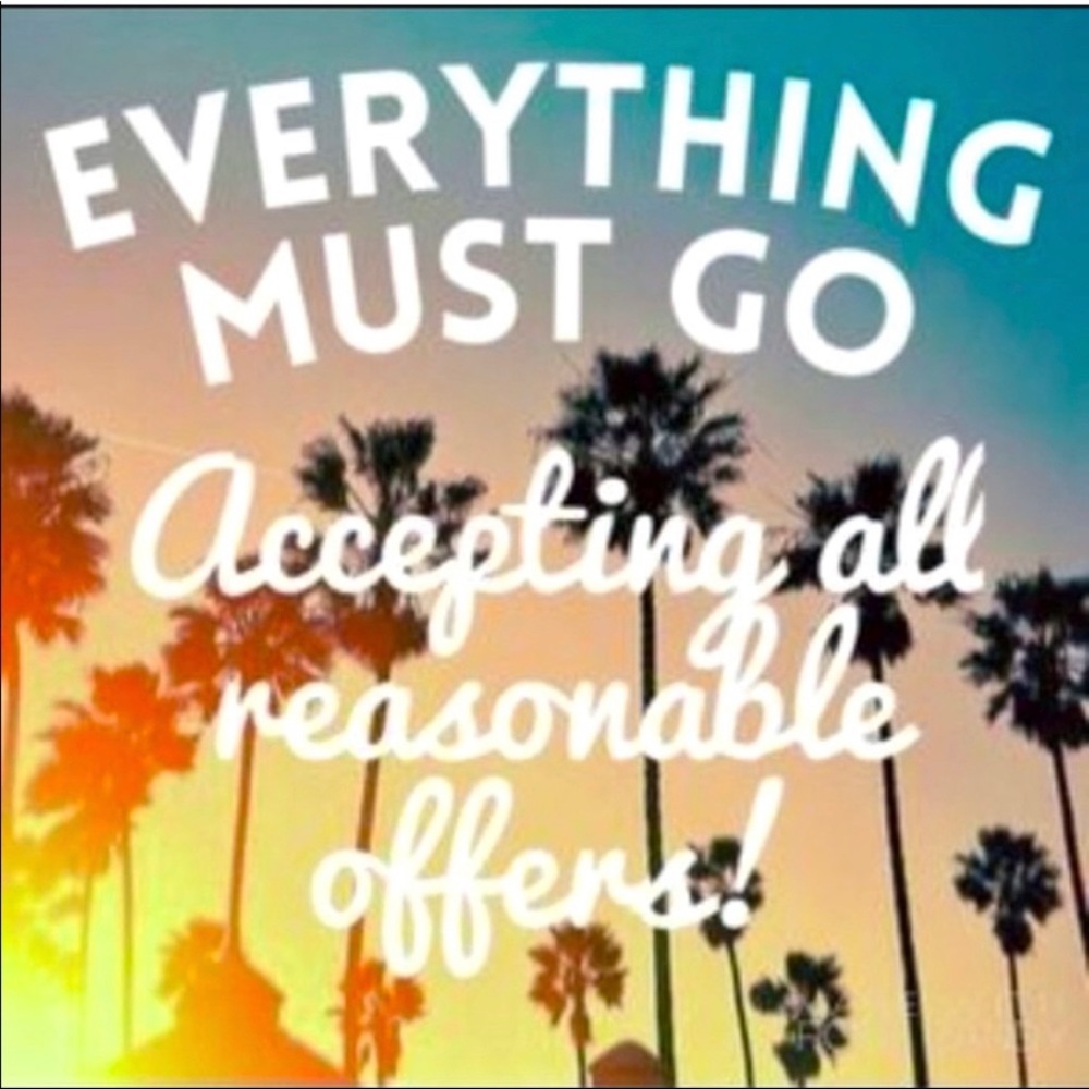 Make an offer!  Everything must go!!!